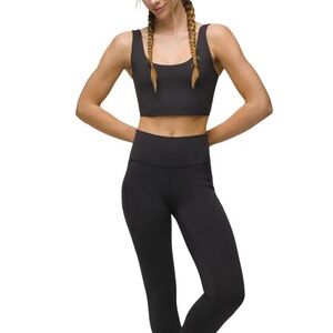 Prana L Black High-Waisted Leggings